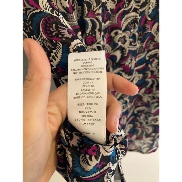 ‎Joie paisley silk top - Picture 5 of 5